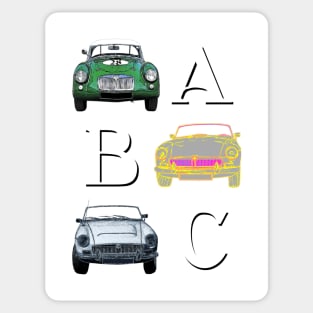 The MG Alphabet Sticker